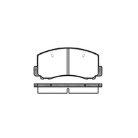 Remsa Brake Pads Front Holden 0165.00