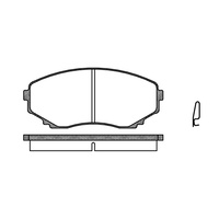 Remsa Brake Pads Front Mazda 0397.00