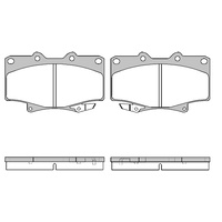 Remsa Brake Pads Front Toyota 0429.04