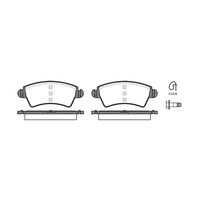 REMSA BRAKE PADS 0726.10