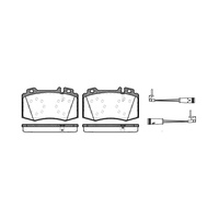 Remsa Brake Pads Front Mercedes Benz 0769.02