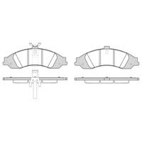 REMSA BRAKE PADS/DB1331 0793.00