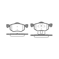 Remsa Brake Pads Front Ford/ Mazda 0802.00