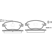 REMSA BRAKE PADS 0859.11