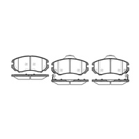 Remsa Brake Pads Front Hyundai/ Kia 0953.02