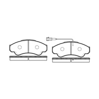 REMSA BRAKE PADS FIAT DUCATO FR 0959.01