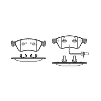 REMSA BRAKE PADS 1056.02