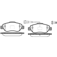 Remsa Brake Pads Front Fiat 1100.11