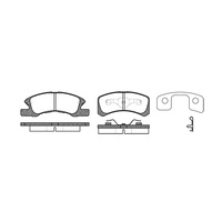 Remsa Brakes Pads Front Daihatsu/ Mitsubishi 1111.02