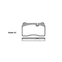 REMSA BRAKE PADS ROVER SPORTS BREMBO CAL 1200.10