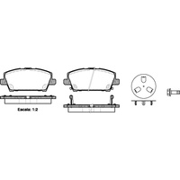 REMSA BRAKE PADS 1205.02