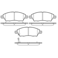 Remsa Brake Pads Front Nissan 1210.01