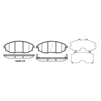 Remsa Brake Pads Front Holden Epica 1223.02