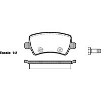 Remsa Brake Pads Rear Ford/ Volvo 1236.00