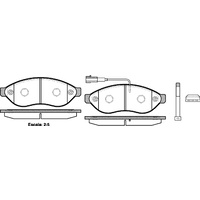 REMSA BRAKE PADS 1237.01