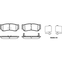 REMSA BRAKE PADS 1239.02