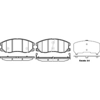 REMSA BRAKE PADS 1261.12