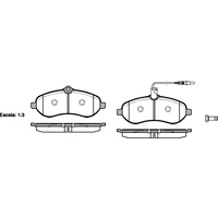 REMSA BRAKE PADS 1292.01