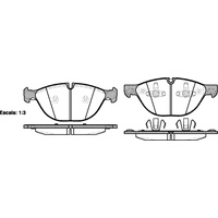 REMSA BRAKE PADS BMW X5 FR V8 1298.00