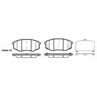 Remsa Brake Pads Front Hyundai 1426.02