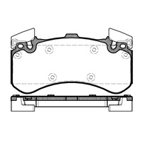 REMSA Brake Pads Front Audi A6 A8 Quattro 1463.00