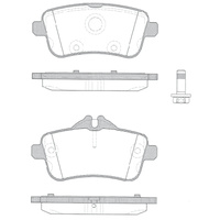 Remsa Brake Pads Rear Mercedes Benz ML63 AMG 1503.10