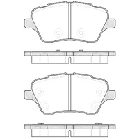 Remsa Brake Pads Front Ford Fiesta 1514.00