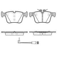 REMSA BRAKE PAD SET 1516.21