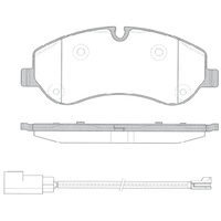 REMSA BRAKE PADS FRO TRANSIT 2012 ON INC SENS 1520.02