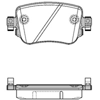 REMSA BRAKE PAD VW CADDY 1549.08