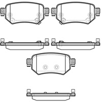 REMSA BRAKE PADS REAR MAZDA 6 1682.02