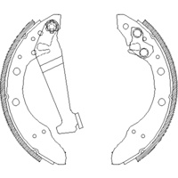 BRAKE SHOES 4046.01