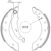 BRAKE SHOES RENAULT/CITROEN/PEUGEOT 4199.01