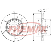 FREMAX BRAKE DISC FRONT BD-2891