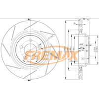 Freemax Disc Rotors SLOTTED BD-3064