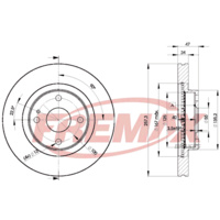 FREMAX BRAKE DISC FRONT BD-3266