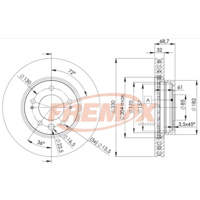 Fremax Disc Rotors RH BD-3327