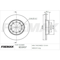 FREMAX DISC BD-3957