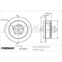 Freemax Disc Rotors BD-4403