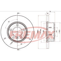 FREMAX BRAKE DISC FRONT BD-4629