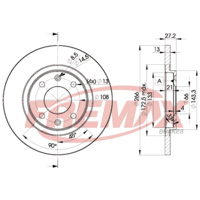 DISC ROTORS CITROEN SOLID FR BD-4692