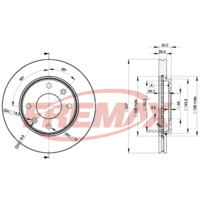 DISC ROTORS FR BD-4694