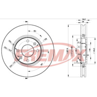 DISC ROTORS CITROEN C5 V6 FR BD-4753