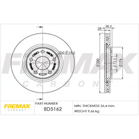 FREMAX BRAKE DISC ROTORS BD-5162