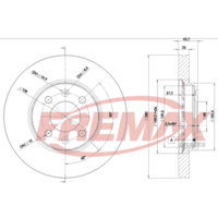 DISC ROTORS SAAB FRONT BD-5890