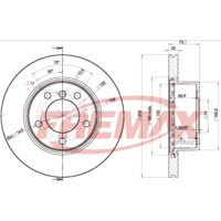 FREMAX BRAKE DISC FRONT BD-6464