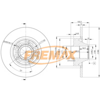 HR7830 Fremax Premium Carbon+ Reault Trafic With Bearing & Sensor Ring BD-6846