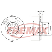 DISC ROTORS ALFA ROMEO FR PREMIUM CARBON BD-7948