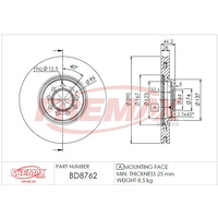 FREMAX CARBON PLUS BRAKE ROTOR BD-8762