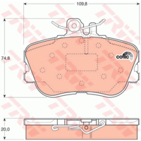 DB1295L Mercedes 93-96 front GDB1094